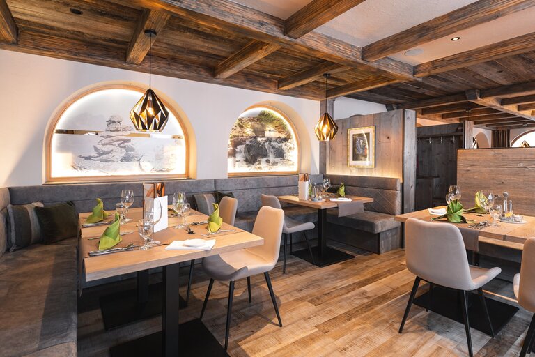 Samnaunerhof Restaurant Vital-Hotel Samnaunerhof; Foto Pale Manuel